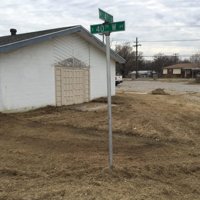 Street view of Tulsa church